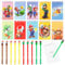 Dekewe Mari Schreibwaren Set, 10 Pack Mini Cartoon Notizbücher mit Stiften Set, Mitgebsel Geburtstag für Kinder Party Geschenke Mitgebsel für Geburtstage, Goodie Bags & Schule Belohnungen