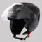 VEVOR Casque de moto 3/4 face, Casque Street ABS haute densité, avec Emplacement Bluetooth et Lentille interchangeable, Casque de motocross confortable approuvé ECE, pour jeunes et adultes, S（55-56cm）
