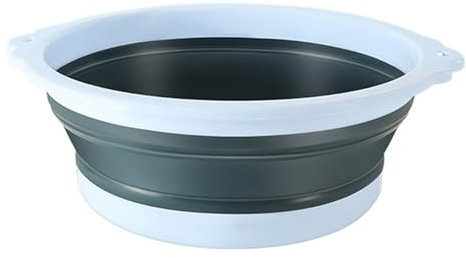 Zusammenklappbares Waschbecken, Klappgeschirrschale Schüssel Waschen Waschen Becken Wanne für den Schlafsaal -Schlafsaal Waschen Kleidung (Extra Large 57L 13.1 X 14.4 X 18.5in)