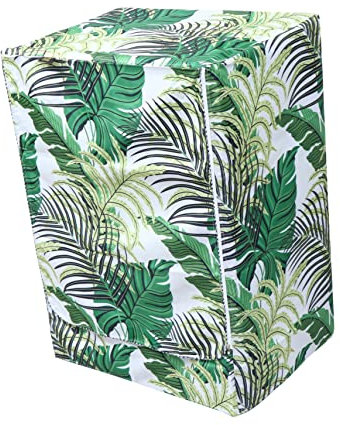 DOITOOL Funda Para Lavadora Cubierta De Lavadora Protector De Polvo Tapa Para Lavadora y Secadora Cubiertas De Lavadora Protector De Lavadora Cubierta Protectora De Lavadora Green