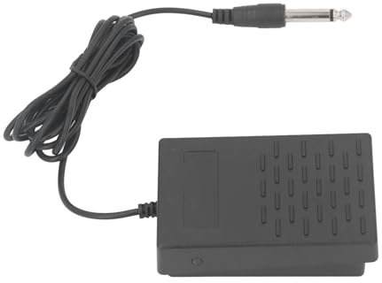 Sustain Pedal, 6,35mm Schwarzer Universeller Fuß Sustain Pedal Controller für Keyboards Digital Pianos Synthesizer