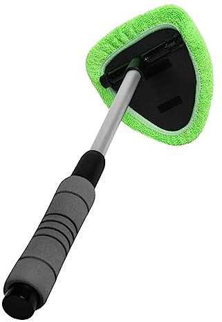 OATIPHO Car Glass Brush Telescopic Window Cleaning Tool Windshield Cleaner Soft Microfiber Cover for Car Interior Household Windows