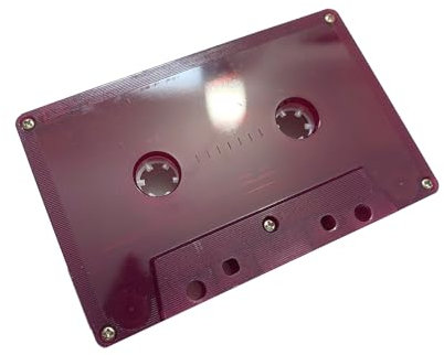 1 unid Audio Cassette Caja de Almacenamiento a Prueba de Polvo, Caja de Cinta de grabación magnética Transparente