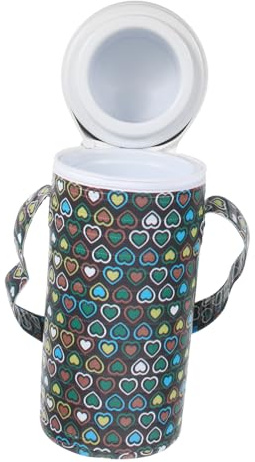 MOBUTOFU Babytasche Flaschenwärmer Tragbar Isoliertasche Warmhaltebox Warmhalten Für Stillmilch Unterwegs Leicht Zum Aufhängen An Tasche Und Kinderwagen
