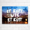 Kunstbruder Et Kütt Wie Et Kütt (div. Größen) - Street Art Kunst Druck auf Leinwand20x30cm