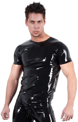 The Latex Collection Herren 29100201701 Businesshemd, Schwarz (Nero 001), Small