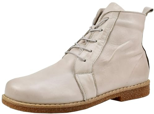 Andrea Conti Damen Stiefelette Leder Schnürboot Krepp Crepe Laufsohle 0344616