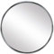 Kleine Wolke Kosmetikspiegel Blade Mirror, mit 5-facher Vergrößerung, Größe: 15 x 15 x 3,5 cm, Material: Metall/Glas, Silber