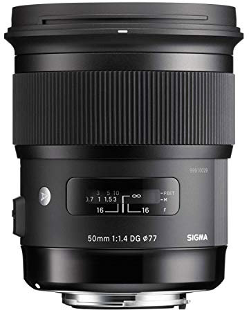 Sigma 311306 50mm F1.4 DG HSM Art Lens per Nikon (rinnovato)