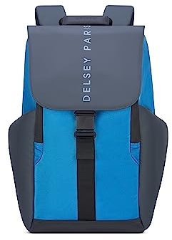 DELSEY PARIS - SECURFLAP - Zaino morbido - 45 x 31 x 14 cm - 21 litri - Blu marino