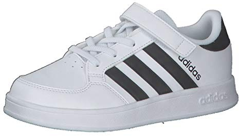 adidas Jungen Unisex Kinder Breaknet C Tennisschuhe, Mehrfarbig Ftwbla Negbás Ftwbla, 30 EU