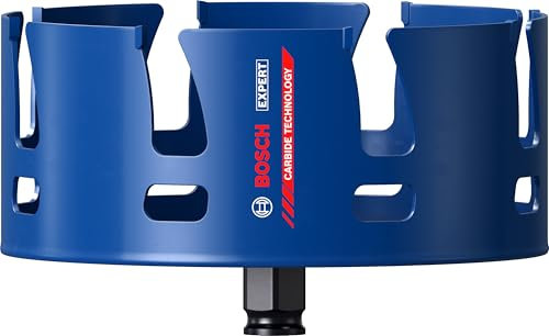 Bosch Professional 1x Seghe a Tazza Expert Construction Material per Legno Tenero, Ø 152 mm, Accessorio Trapano a Percussione