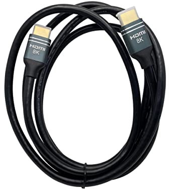 Nippon Labs 8K HDMI Cable 10ft. HDMI 2.1 Cable Real 8K, High Speed 48Gbps 8K(7680x4320)@60Hz, 4K@120Hz Dolby Vision, HDCP 2.2, 4:4:4 HDR, eARC Compatible with Apple TV, Samsung QLED TV - HDMI-8K-10