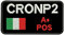 2 pezzi personalizzati con nome bandiera ITALIA Tag Patch ricamo militare con gruppo sanguigno A + B +