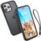 Catalyst Influence Case for iPhone 14 Pro Max, Compatible with MagSafe, Drop Proof, fingerprint Resistant, Durable, Easy to Clean and Install, 30% louder forward audio Lanyard Included - Stealth Black