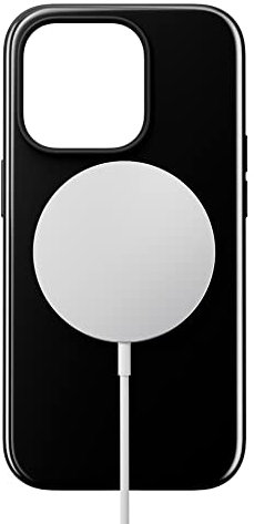 NOMAD Sport Case für iPhone 14 Pro | Hülle aus Polycarbonat mit TPE-Bumper | mit glänzender PET-Beschichtung | MagSafe-kompatibel | Schwarz