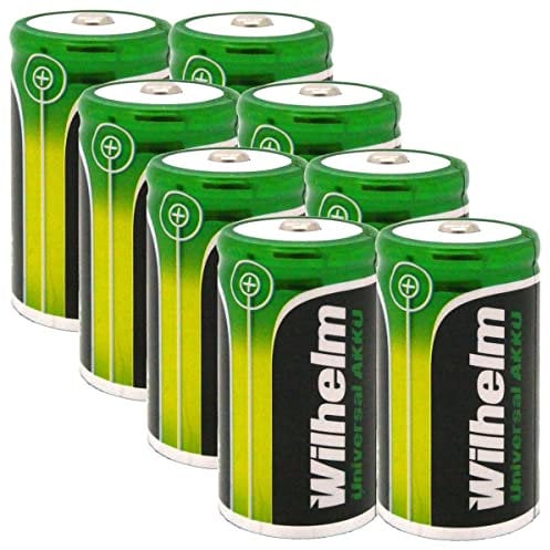 8X Akku Mono D Wilhelm Universal 9000 mAh Akku Zelle HR20 MN1300 1,2 V NIMH