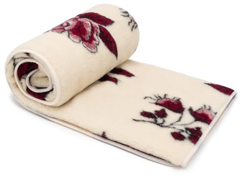 Best Wool Merino Wolldecke Schurwolle 140x200 cm - Kuscheldecke aus 100% Schafwolle - Groß und Flauschige Decke Wolle - Gewicht 500g/m2 - Atmungsaktives Material