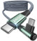 AINOPE 240W USB C to USB C Cable 3M, Type C to Type C Cable MacBook Fast Charging Cable, USB C Charger Cable Right Angle Compatible with MacBook Pro/Air Samsung Galaxy S23/22/21/20, Grey