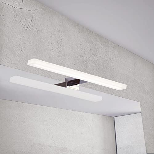 DILUMEN LED Spiegelleuchte Bad 30cm,5W 600lm Spiegellampe 4000K Neutralweiß | IP44 Wasserdicht LED Badleuchte, 230V Wandleuchte für Badezimmer, Perfekt für Spiegel, Kleinen Spiegelschrank & Make-up