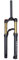 LHHL Faltrad Luftfedergabel 20 Zoll Mountainbike Federgabel Federweg 100mm MTB Magnesiumlegierung Federgabel Manueller Lockout (Color : QR, Size : 20 inch)