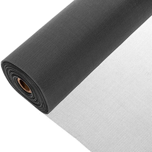 PrixPrime - Tela mosquitera de Fibra de Vidrio recubierta de PVC de 1.2 x 30 m
