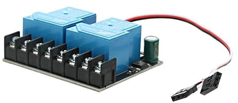 OwlKay Accessoires de Drones 1 pièces 30A Grand Interrupteur de Relais bidirectionnel Courant Module de contrôleur de lumière Marche-arrêt électrique 12-80V for Moteur d'avion RC Marche arrière Avant