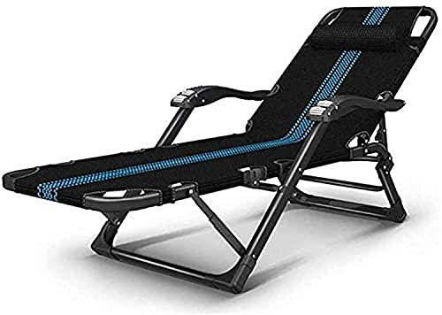 ONWEE Stühle, Klappstühle, Campingstühle, Garten-Lounge-Stühle, Lounge-Multifunktions-Verstellbare Rückenlehne, tragbare Strand-Lazy-Lounge-Stühle (B) (C) Vision