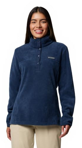 Columbia Benton Springs 1/2 Snap Pull Over 2, Pull Over in pile Donna, Collegiate Blu Navy, XL