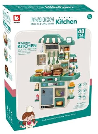 Ma première cuisine avec 48 accessoires et lumière et son