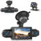 Hikity 4 Channel Dash Cam 360° View Front and Rear Inside, 3 1080P Dash Camera for Cars Left Right, G-Sensor,IR Night Vision, Loop Recording, with Free 64GB Card