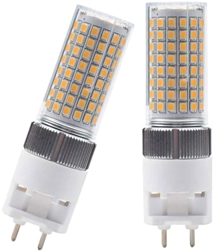 G12 LED Birne 25W, 2pcs LED Birnen, 2500LM, 25W äquivalent zu 250W Halogen, AC100V-277V, 360° Strahlwinkel für Heimbeleuchtung(Warm White 3000k)