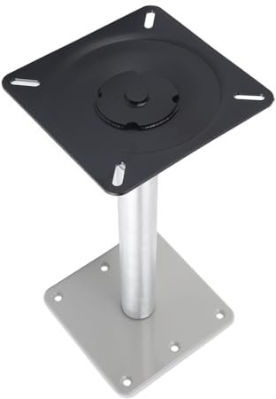 Bootssitz Basis Bootssitz Sockel 6,9 Zoll Aluminiumlegierung Anti -Schlupf -Hochleistungs -Bootssitze für die Meisten Bootssitzmontage