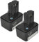 vhbw 2X Akku kompatibel mit Gesipa Powerbird Werkzeug, Blindniet-Setzgerät (2000 mAh, Li-Ion, 14,4 V)