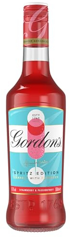 Gordon’s Spritz Edition Strawberry & Passionfruit | 14.7% vol | 50cl | Made for Mixing with Prosecco | Fruity & Floral | Gin Liqueur