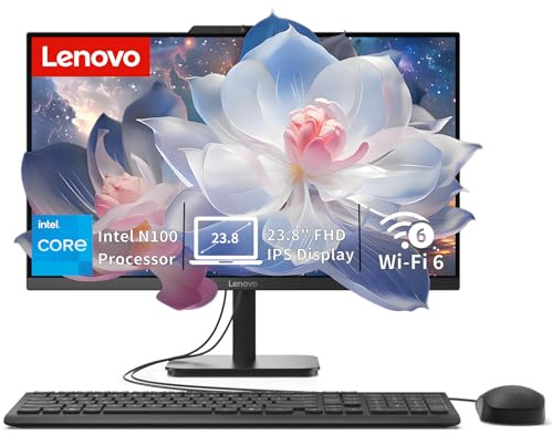 Lenovo IdeaCentre All-in-One Desktop Computer, 8GB RAM 512GB SSD