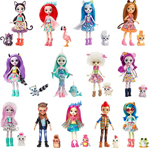 Enchantimals Non-Core Pop + Dier Asst - FNH22 Enchantimals Mini-Poupee & Animal Asst - FNH22