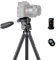 Fotopro Treppiede, treppiede per fotocamera Cellulare Cavalletto da 48,9 pollici con treppiede per fotocamera, tripod in alluminio con telecomando Bluetooth, per iPhone, Samsung, Canon, Nikon