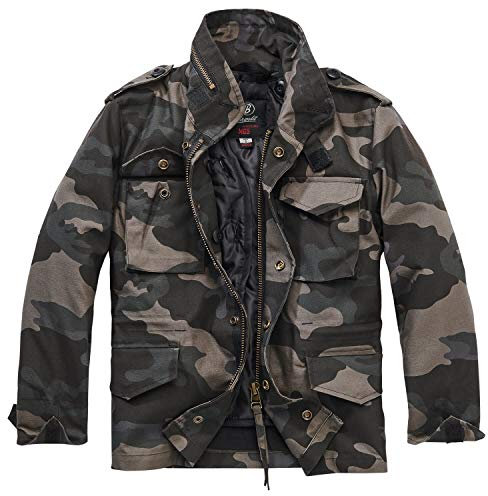 Brandit Garçon Kids M65 Standard Jacket Veste, Darkcamo, 146 EU