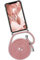 ONEFLOW Twist Case – Handyhülle mit Band für iPhone X/iPhone XS - Handykette zum Umhängen, Hülle mit Kette abnehmbar, Handy Umhängeband, Schutzhülle und Kordel – Rosegold