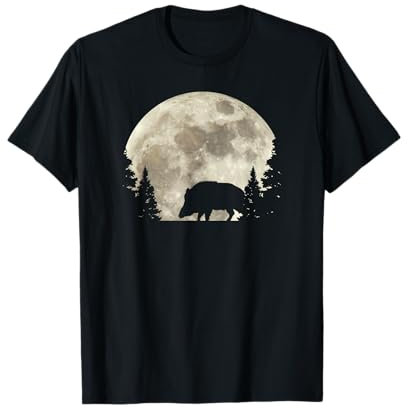 Jäger T-Shirt Wildschwein Keiler Wildsau Jagd Jäger T-Shirt