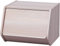 Iris Ohyama, Regal, Aufbewahrungs Boxen aus Holz, Beistellmöbel, 1 Klapptür, Vielseitig, Stapelbar, Büro, Schlafzimmer, Wohnzimmer - STB-400D - Hellbraun