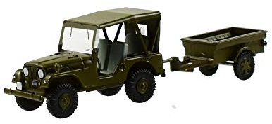 1/87 Willys M38A1 Armee-Jeep mit Aebi Gelpw Anh 68