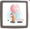TheSmartGuard Folie passend für die Toniebox | Schutzfolie Sticker | individuell anpassbar | Baby Fuchs fliegt mit Luftballon mit Name personalisiert | Handschrift