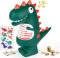Dinosaur Piggy Bank, Spardose Kinder, Bankspardose, Cartoon GrüN Dinosaurier Sparschwein Kinder, Herbst-Beweis, Einzigartig, Kinder SchöNe Spielzeug, Geburtstagsgeschenk