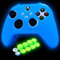 HLRAO Funda de silicona que brilla en la oscuridad para mando Xbox Series X, funda protectora de goma suave antideslizante para mando Xbox Series S con 10 tapas de agarre para el pulgar que brillan en