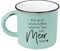 Kaffeetasse vintage| Keramik Becher zum verschenken | maritim | 400 ml | Taxi zum Meer, Türkis