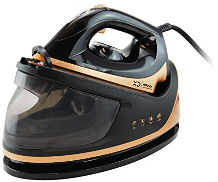XD XDSS199 ferro da stiro a caldaia 1,1 L Ceramica Nero, Oro