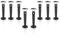 Auraglow Wireless Battery Powered Outdoor PIR Motion Sensor Activated Modern LED Weatherproof Garden Path Spike Lights – Eight Pack with Spike and Mounting Base