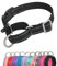 YUDOTE Reflektierende Martingale Hundehalsbänder,ausbruchsicheres Anti-Zug-Trainingshalsband mit Sicherheits-Schnellverschluss für schmale Kopfhunde erleichtern das Gehen,Extra Klein,Schwarz